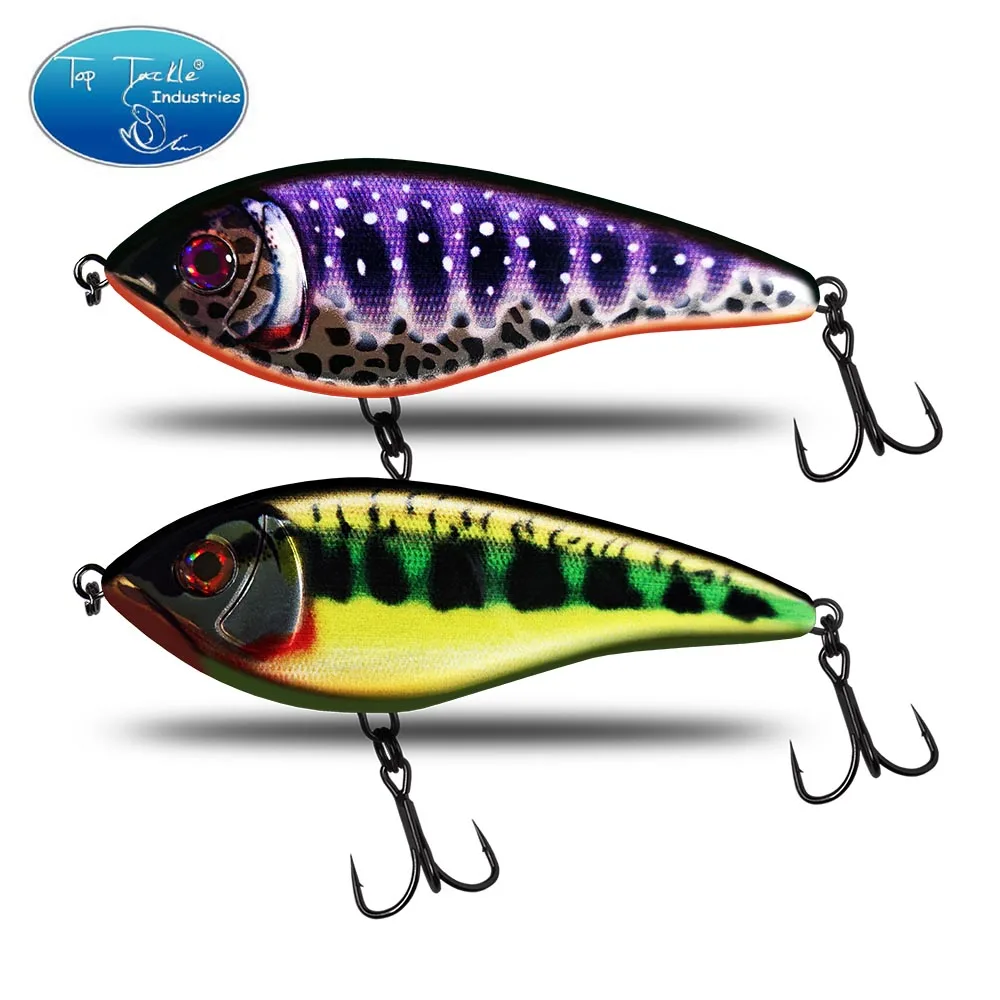 CF señuelo Jerk Bait 100mm/120mm hundimiento lento almizclado Pike Slider lubina pesca señuelo aparejos - imagen 3