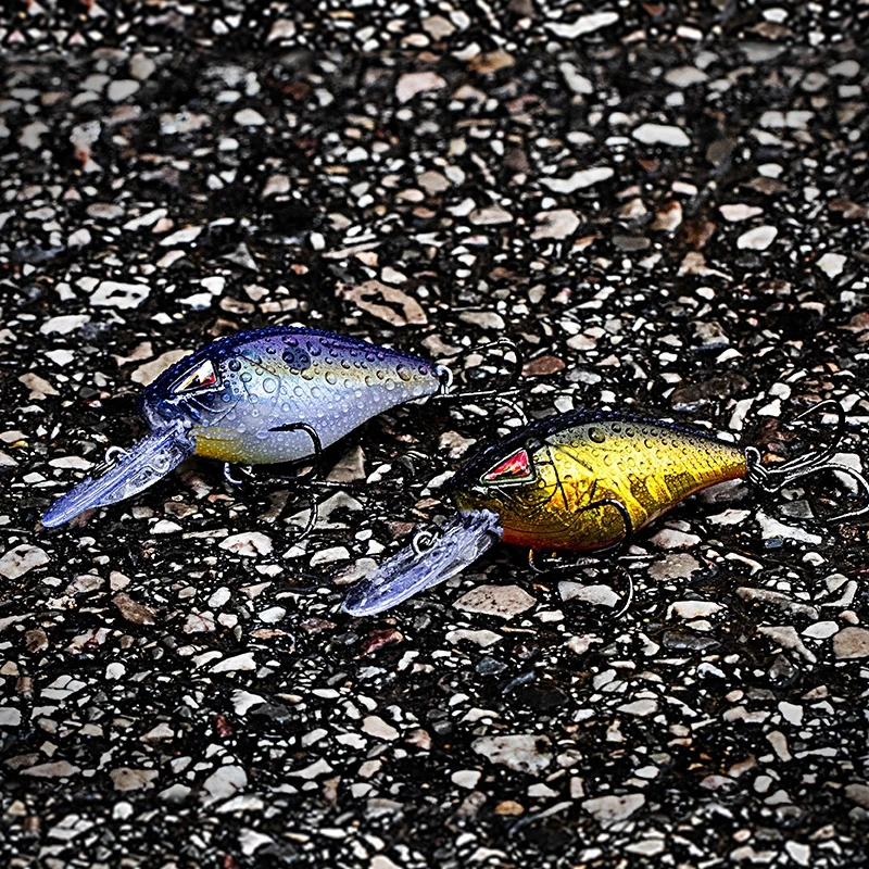 American ARK Mini ruido poco profundo graso CM36 Musta KVD señuelo de gancho personalizado perca de fundición lejana - imagen 3