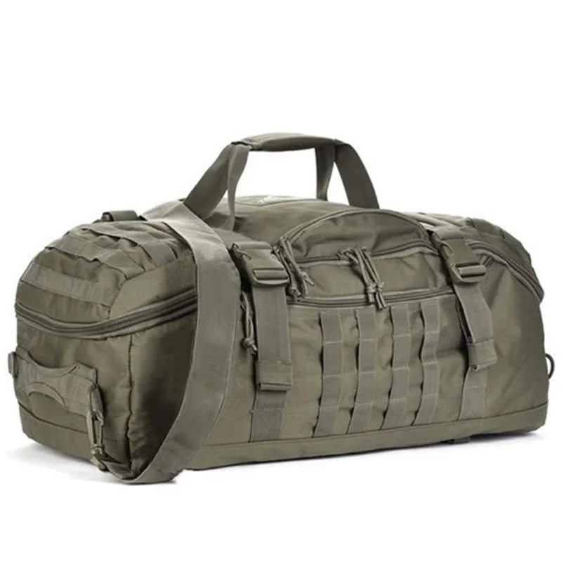 Mochila de escalada al aire libre para hombre, traje de pesca, bolsa de lona, viaje, Camping, senderismo, ciclismo, gimnasio, Fitness, bolso, mochilas escolares - imagen 3