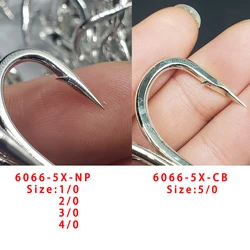 Anzuelos TAKEDO 6066-5X-NP – Acero al carbono reforzado con triple estaño