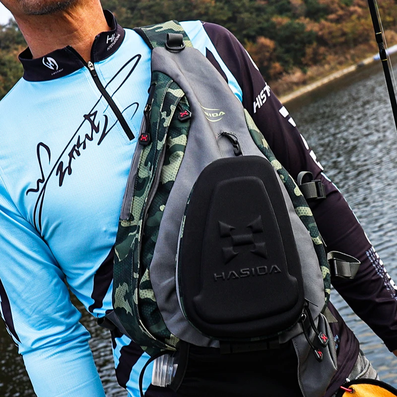 Bandolera de pesca HISTAR – Cremallera y correa ajustable - imagen 5