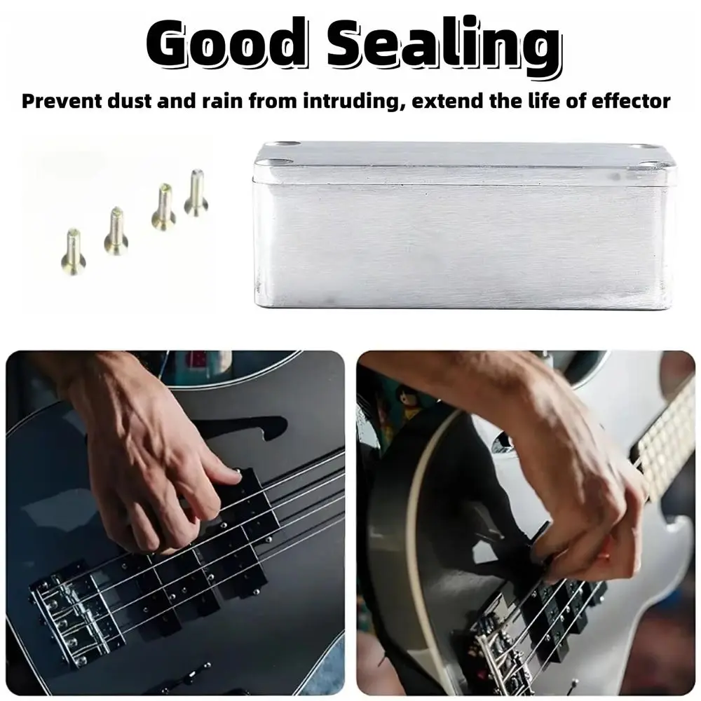Caja aluminio fundido a presión 1590 para pedal efectos guitarra