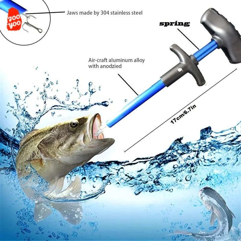 Removedor de anzuelos en forma de T, separador de anzuelos de pescado, extracción sin esfuerzo, 1 unidad - imagen 2