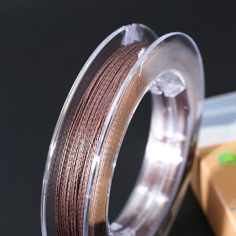 Línea de pesca interior de alambre con núcleo de acero de 100m, multifilamento de PE trenzado 4X, aparejos de pesca profesionales súper fuertes - imagen 4
