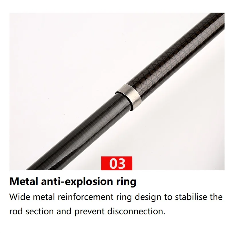 Mejore su experiencia de pesca con nuestro diseño de anillo anti-explosión de metal duradero