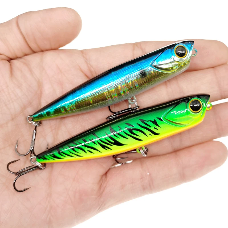 Señuelo de Pesca piezas, cebo duro flotante, Wobbler Jig, Crankbait, carpa, lubina a rayas, aparejos de Pesca SwimBait, 85mm, 11g - imagen 4