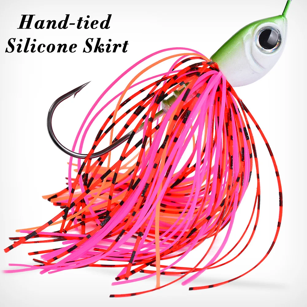 Spinnerbait PROBEROS – Falda de silicona para lubina, lucio y trucha - imagen 5