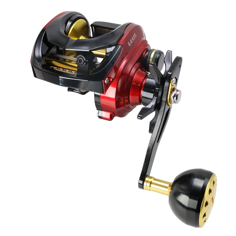 ZYZ carrete de pesca Baitcast, arrastre máximo de 15KG, cuerpo de fibra de carbono ultraligero de alta resistencia, accesorio de alta velocidad 6,1: 1, rueda de pesca en el mar - imagen 3
