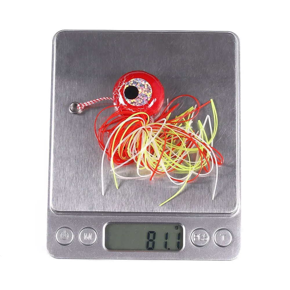 CONTROL PROFONDO UP Tenya Madai Jig Kabura señuelo de pesca de agua salada Jighead cebo de navegación de mar camarones falda de goma - imagen 5