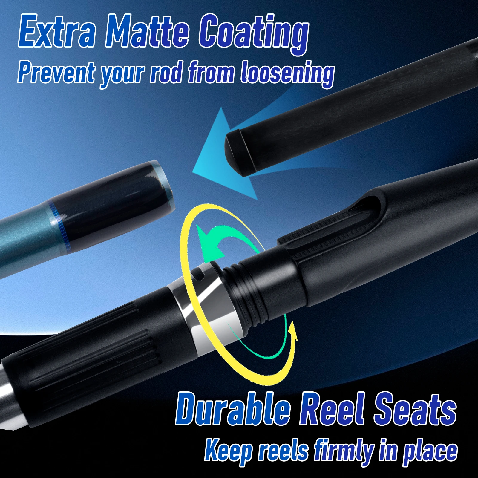 Caña Surfcasting extra rápida – Potencia H para pesca en playa - imagen 2