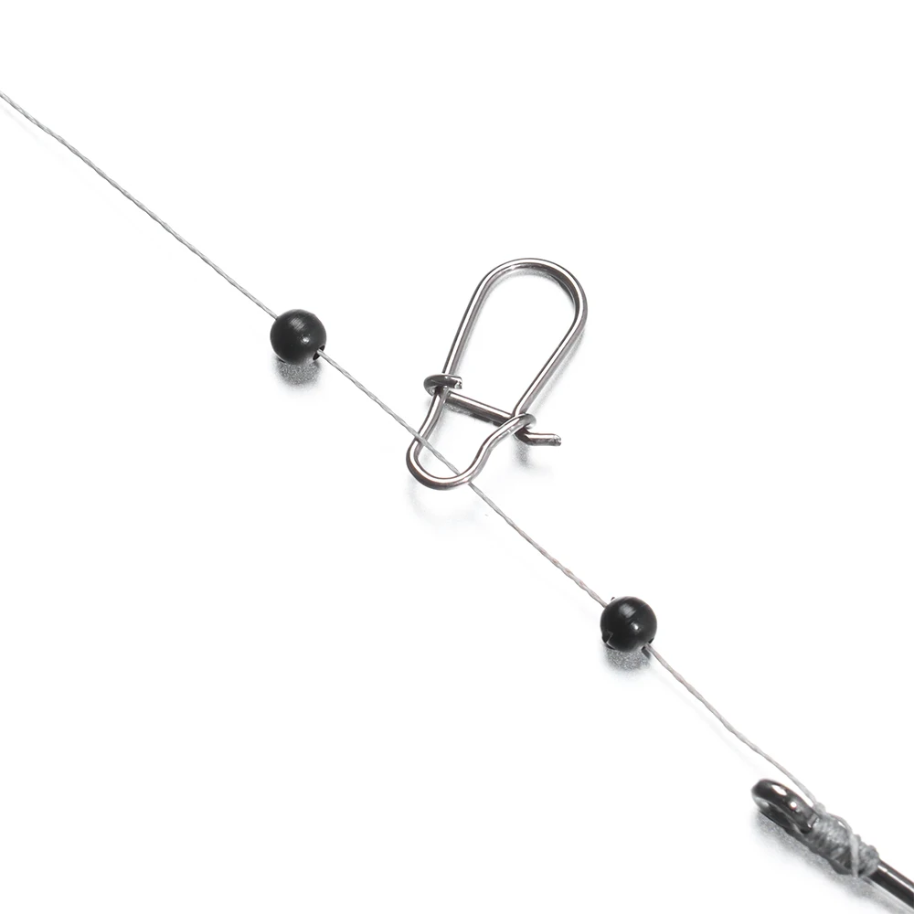 100 unids/lote 3mm-12mm cuentas de pesca tapón espacial negro redondo suave/cuentas de goma duras Señuelos de Pesca anzuelo accesorios de aparejo - imagen 3