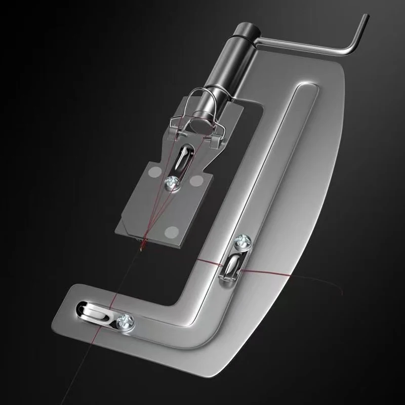 Herramienta de atado de pesca rápida de acero inoxidable para anzuelos, señuelos, broches, dispositivo de atado de nudos fácil y rápido para pescadores, accesorios de pesca