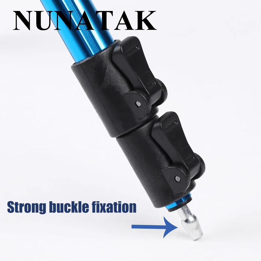 NUNATAK-soporte para caña de pescar, Marco plegable de Material de aleación de aluminio, soporte para caña de pescar en el mar, aparejos de pesca, novedad de 2024 - imagen 4