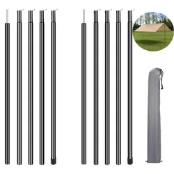 Kit poste telescópico aluminio lona ajustable camping senderismo