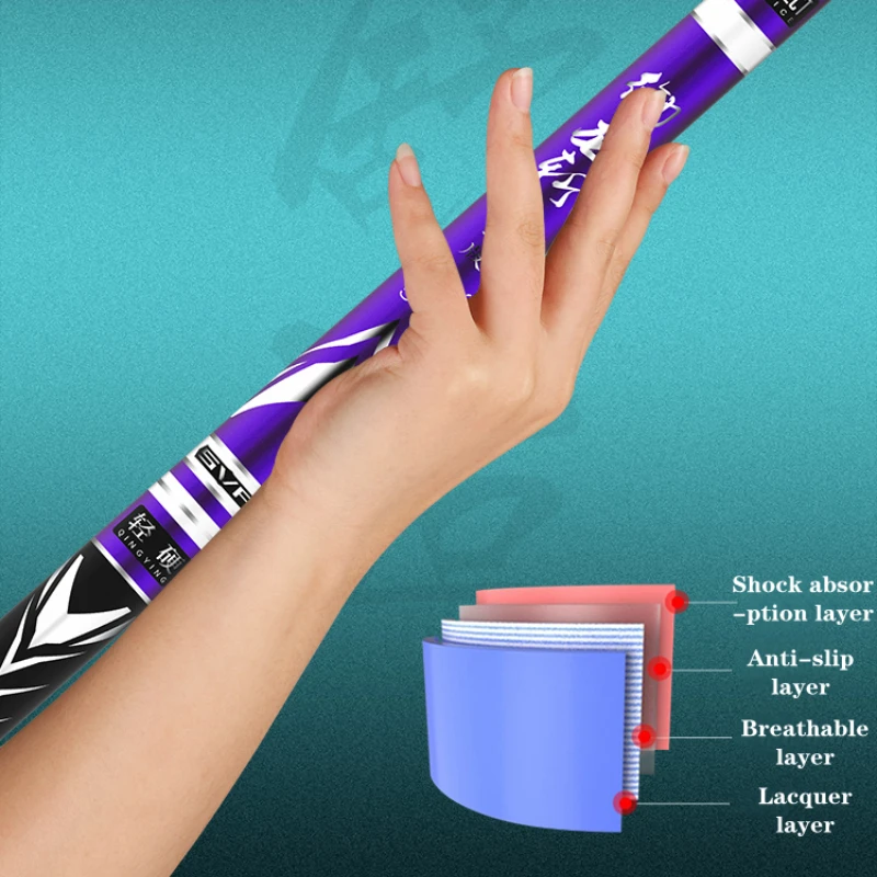 Caña De pescar superligera De carbono fino, accesorios De Pesca, 5/6/7H - imagen 4