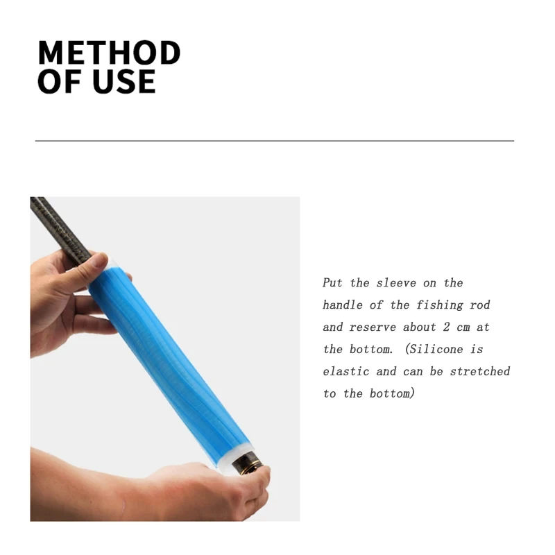 Caña de pescar para bádminton, cinta antideslizante impermeable para enrollar caña de pescar, cinturón absorbente para el sudor, agarre deportivo para bádminton, 2 uds. - imagen 4