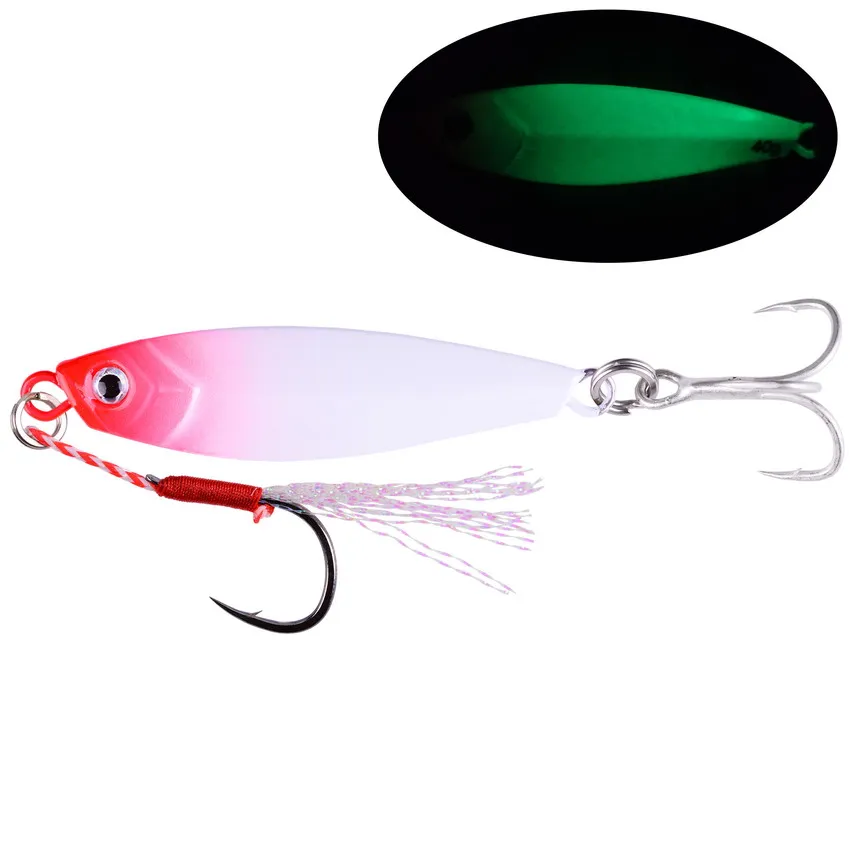 Juego de Señuelos de Pesca de Metal, 21 piezas, 20g, 30g, 40g, fundición a tierra, cuchara de fundición a tierra, Señuelos de Pesca de agua salada, cebo Artificial - imagen 5