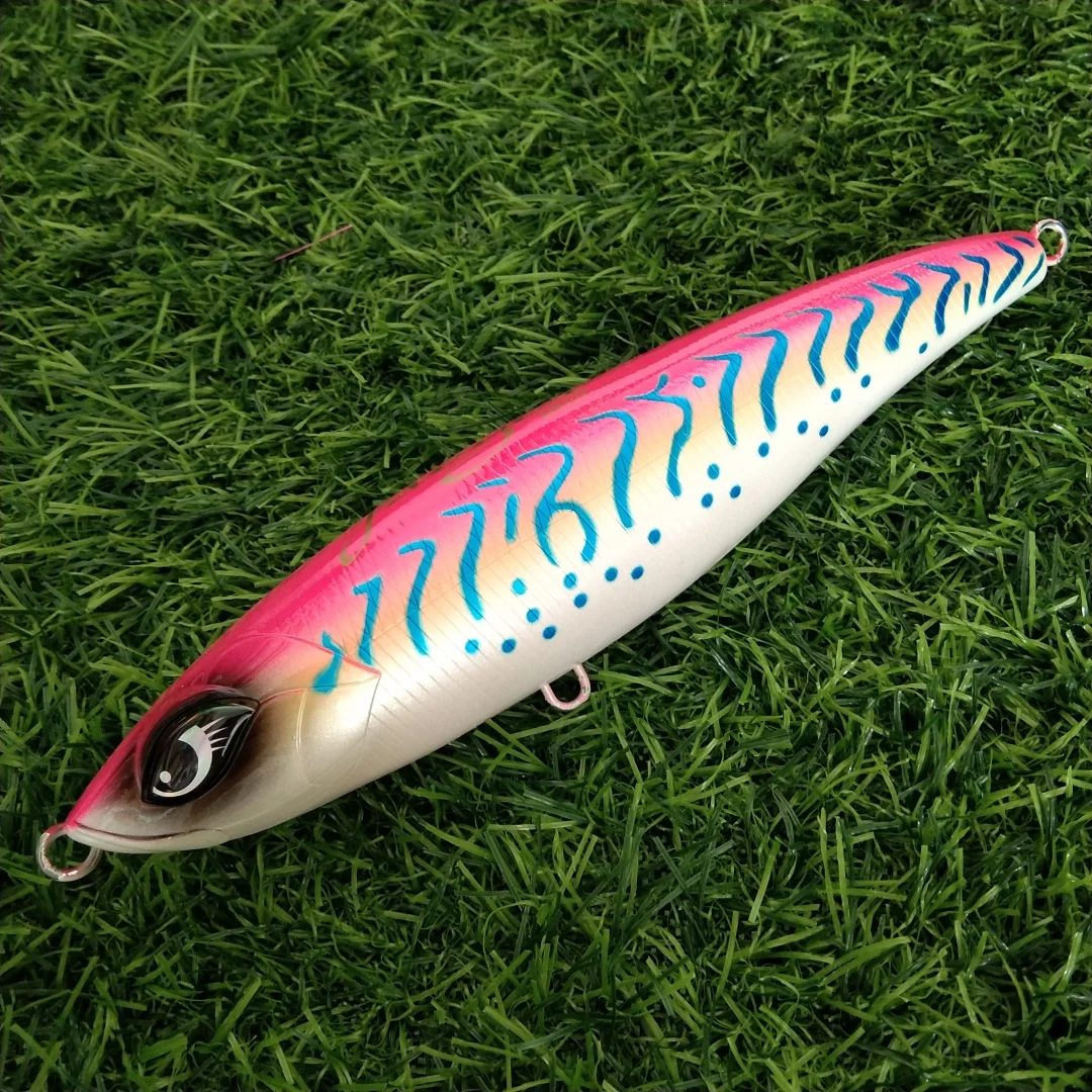 Noeby, 1 unidad, 18cm, 76g, señuelo de pesca, cebo tipo lápiz flotante, Stickbait, Asturias Wobbler, señuelos Topwater para lubina - imagen 5