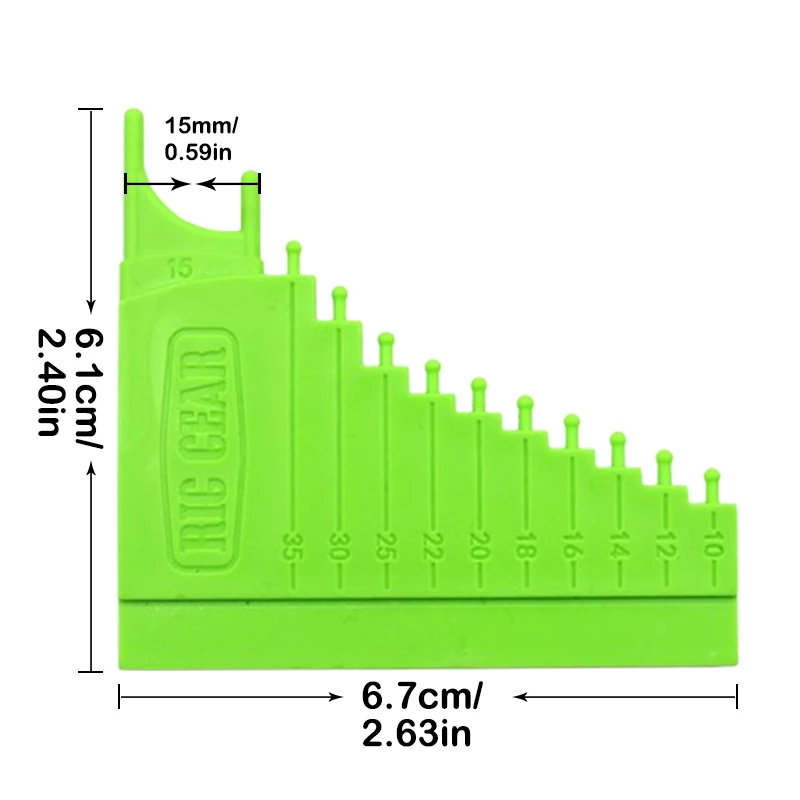 1 herramienta de pesca de carpa, medidor de pelo para carpa Ronnie Chod, aparejos de pelo, método alimentador, aparejos de pesca, accesorios, equipo - imagen 2