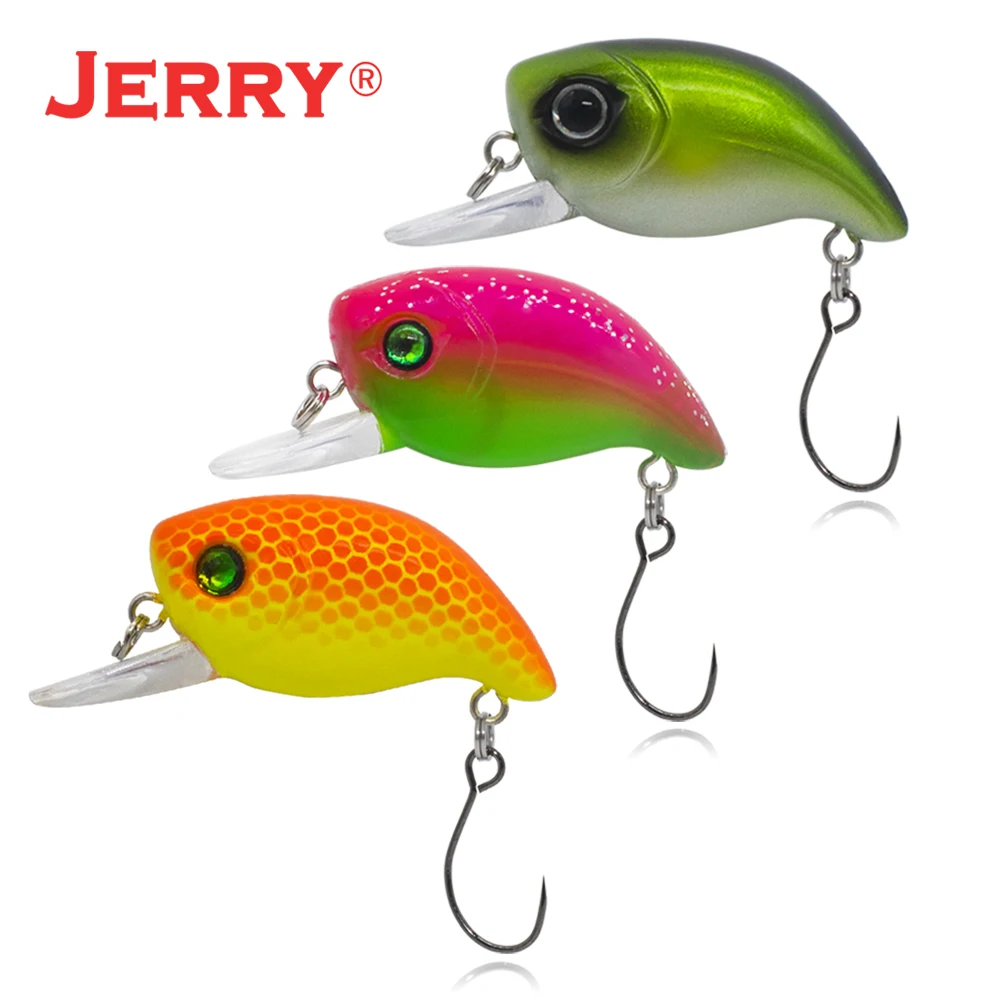 Jerry Tiptoe Trucha Área Micro Wobblers flotantes Tapones giratorios UV Colores brillantes Lago Perca Río Corriente Señuelo de pesca Cebo duro - imagen 3