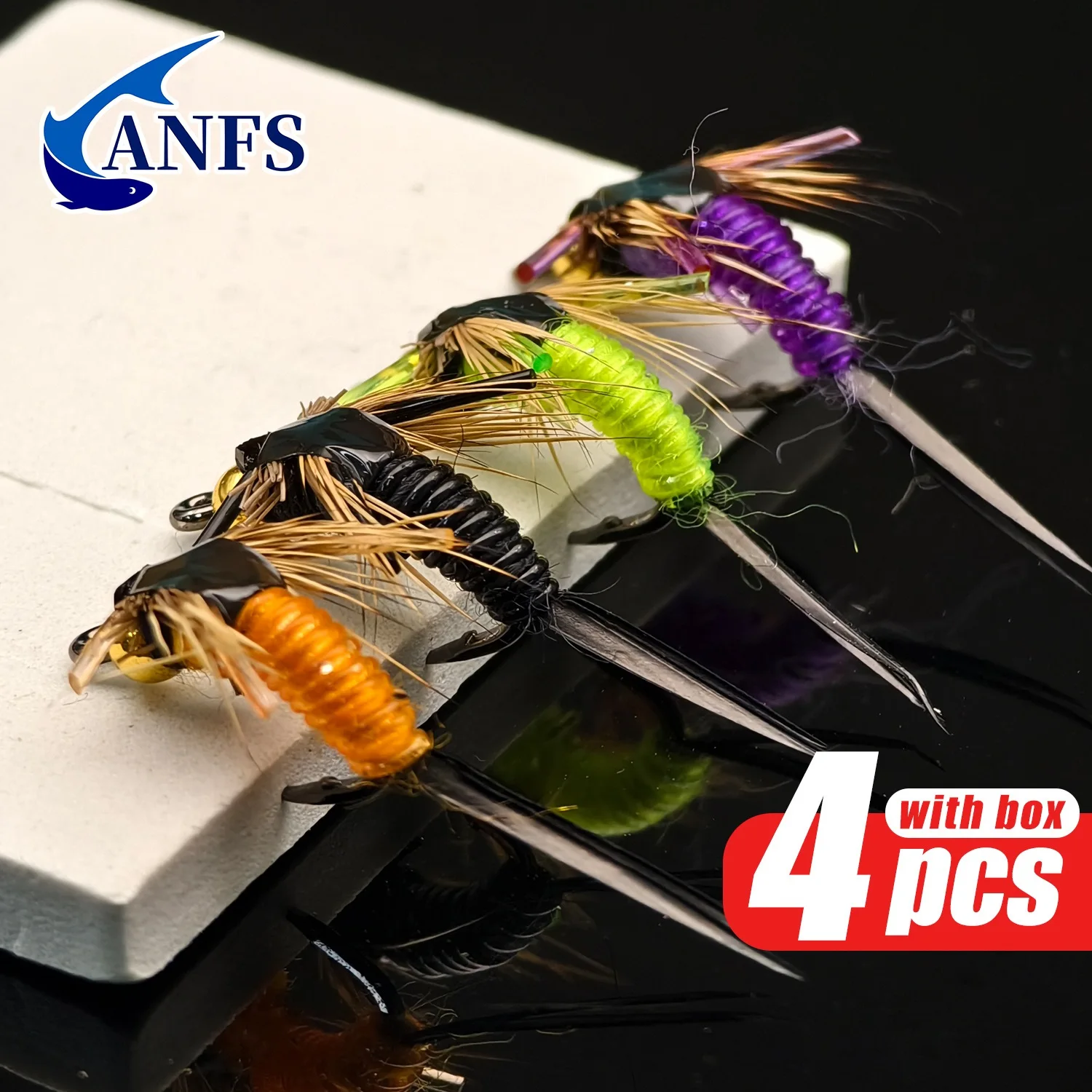 ANFS Señuelos de mosca para trucha – Diseño realista - imagen 4
