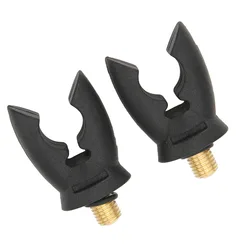 Soporte para caña de pescar de silicona duradero, 2 uds., forma de U, antideslizante, agarre para caña de pescar, soporte para caña de pescar, pesca de carpa