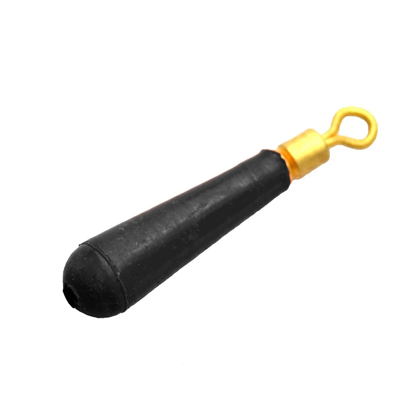 Un objeto negro y amarillo que parece ser un tipo de herramienta o equipo. Tiene un cuerpo cilíndrico con un agujero en un extremo, y un mango o empuñadura de color amarillo en el otro extremo.