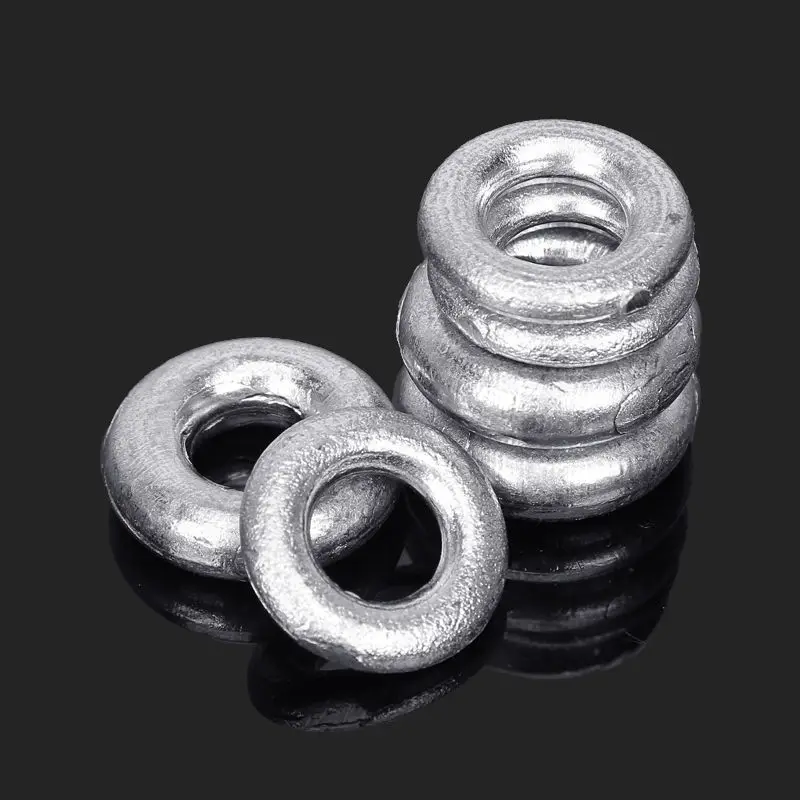 Plomada hueca tipo anillo, 20g/30g/40g/50g/60g/80g/100g, pesas de plomo, accesorios de aparejos de pesca en el mar - imagen 5