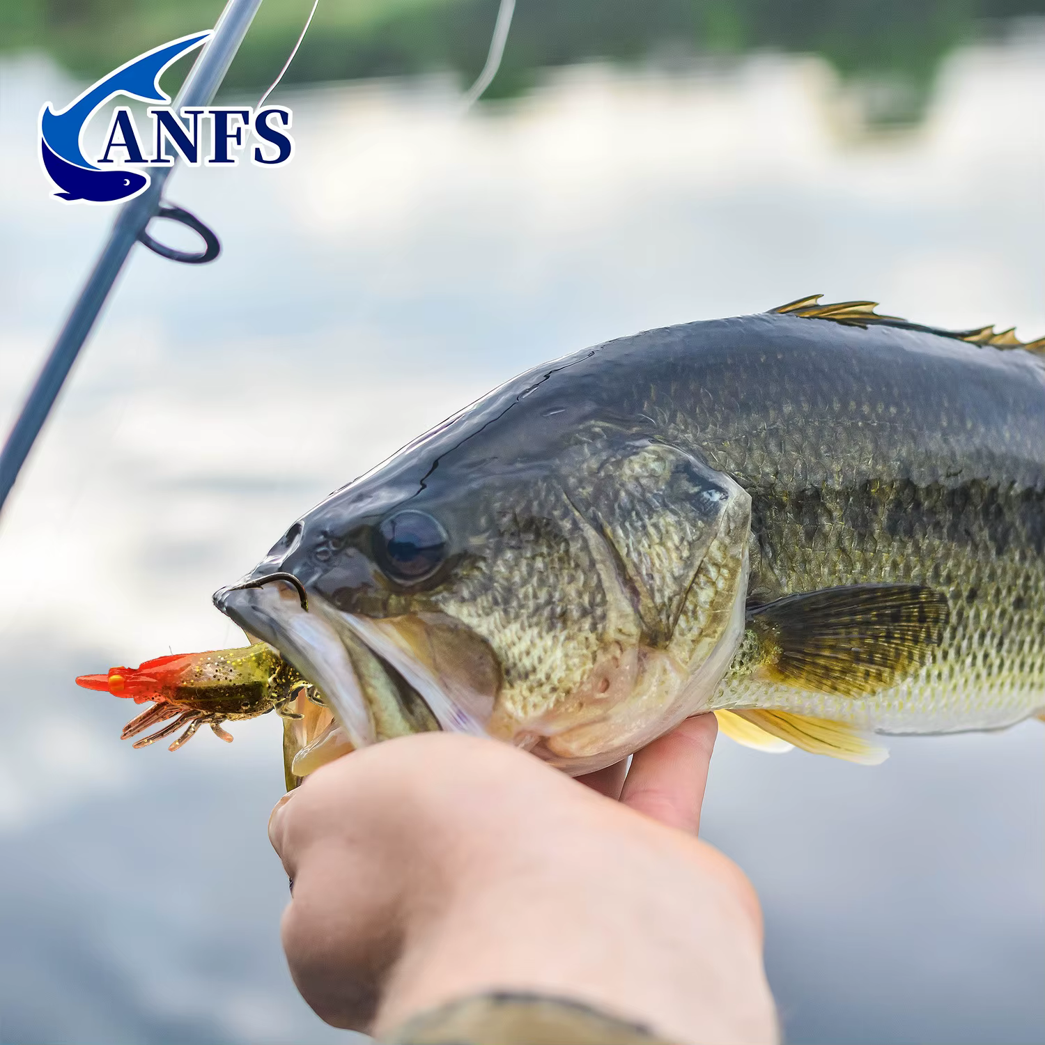 Vinilos de pesca ANFS – Gamba realista para agua dulce y salada - imagen 4