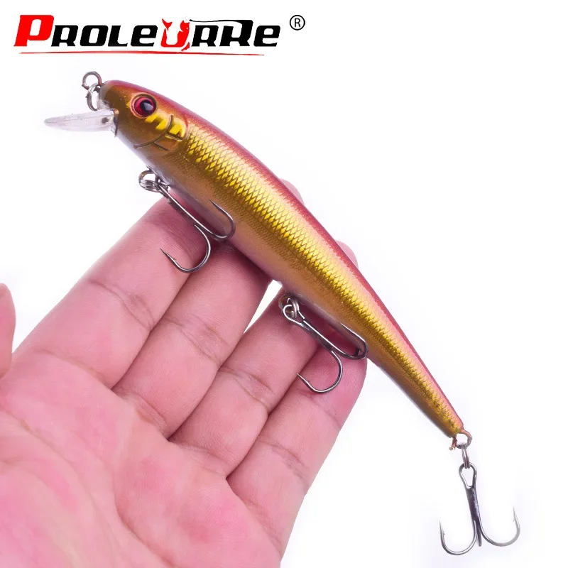 Señuelo de pesca Minnow láser duro 130mm 19,5g cebo de plástico grandes peces falsos señuelos hundimiento Wobblers cebo de pesca de mar Crankbait 1 ud. - imagen 4