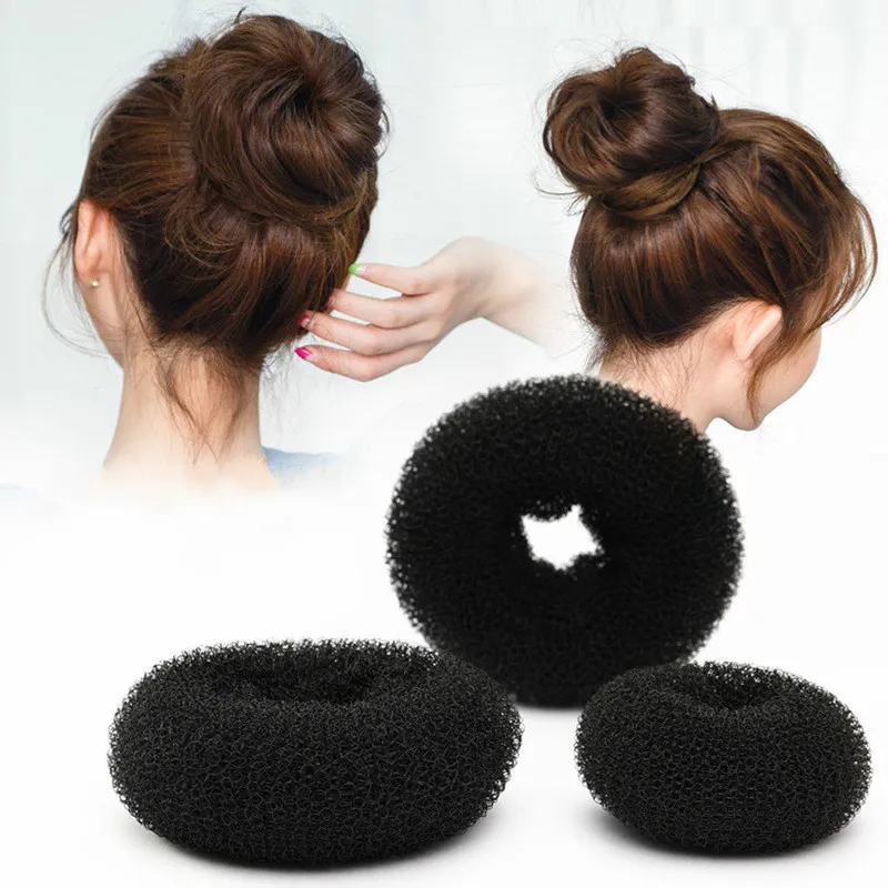 14CM moño de pelo grande princesa Donuts albóndigas accesorios para el cabello diadema ropa para el cabello - imagen 2