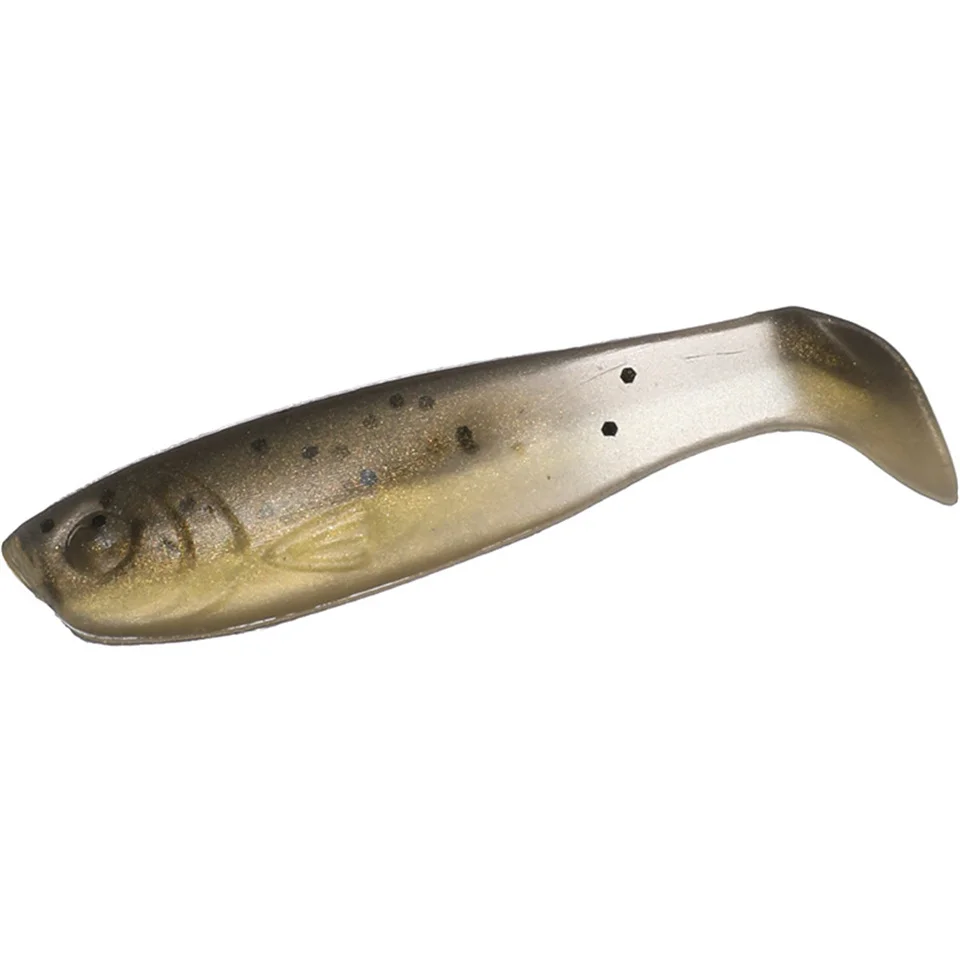 MUKUN 10 unids/lote Shad gusano cebo suave cola en T Jigging Wobblers señuelo de pesca aparejos lubina Lucio Artificial Swimbait de silicona - imagen 3