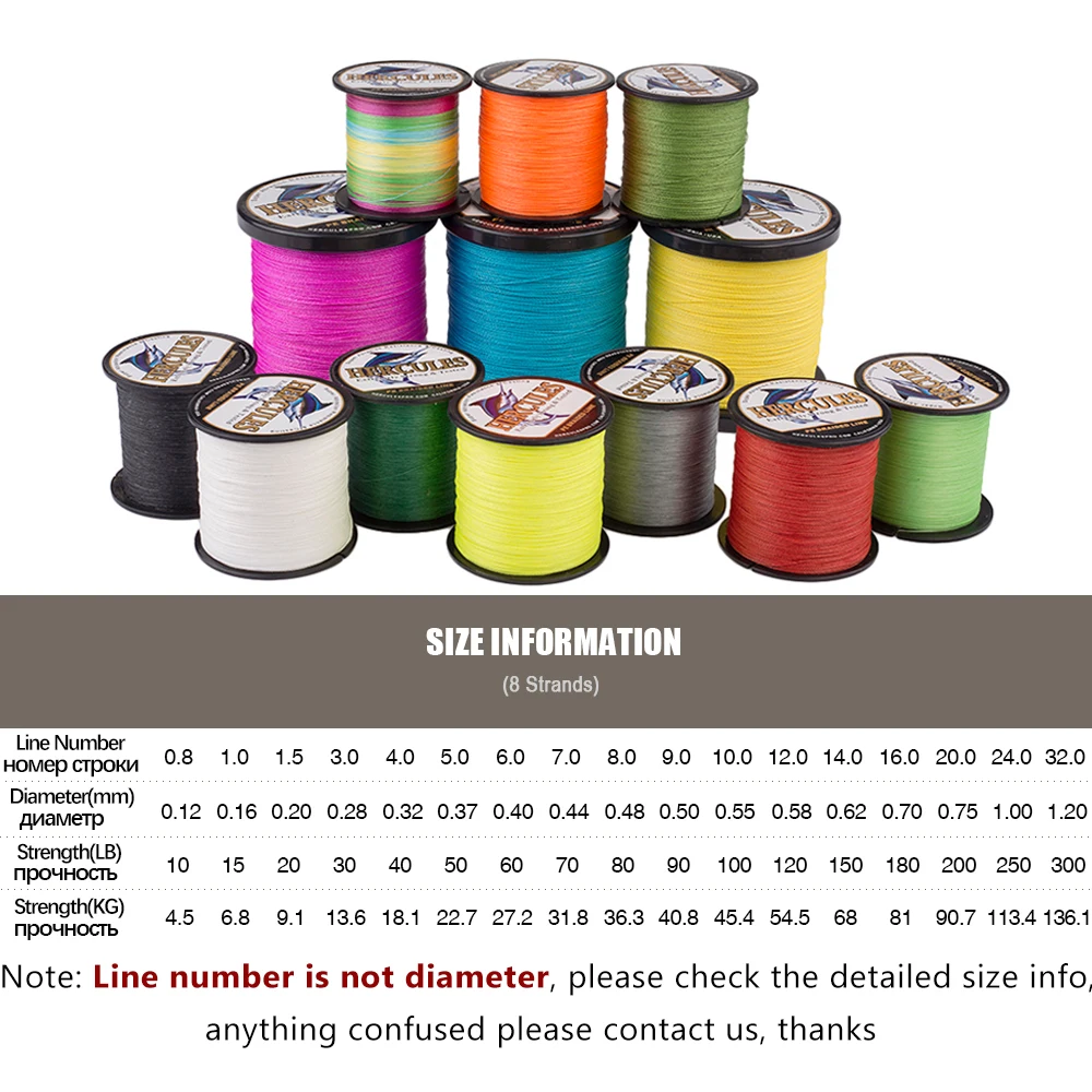 Hercules 8 hebras 150m PE hilo de pescar de carpa Pesca alambre trenzado 10-200LB Peche cable multicolor suave para peces lubina - imagen 2