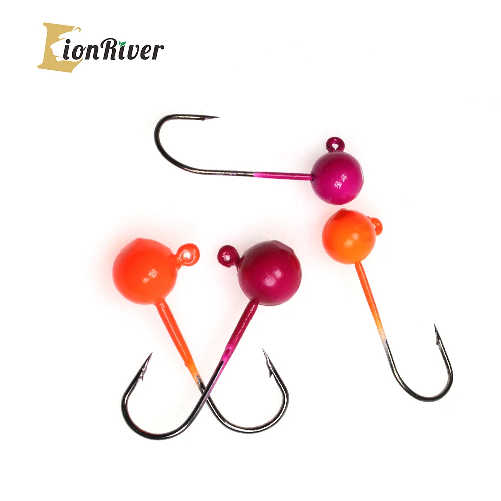 LIONRIVER Anzuelos Jig Head para vinilo – Pesca en agua salada