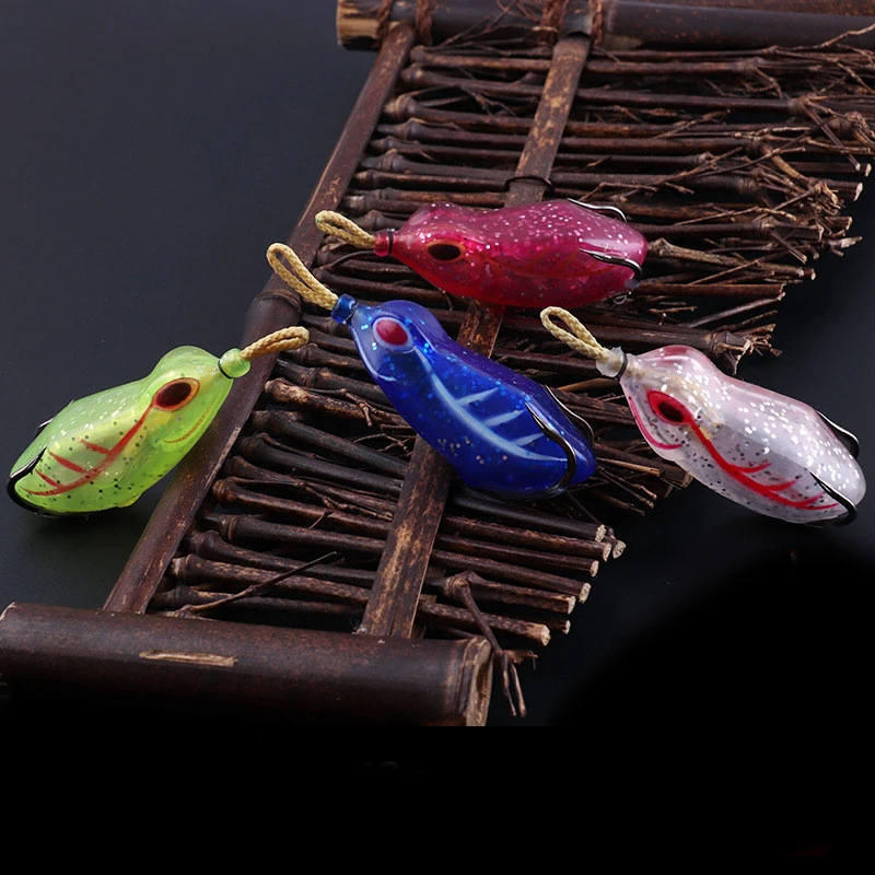 Señuelo de pesca Artificial, cebo de tubo suave de rana, ojos 3D, 13g, 6cm, Swimbaits - imagen 2