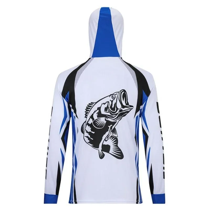 Jersey de pesca de manga larga Anti-UV, profesional, transpirable, secado rápido, Sudadera con capucha, ropa para exteriores, abrigo de pesca para hombre - imagen 4