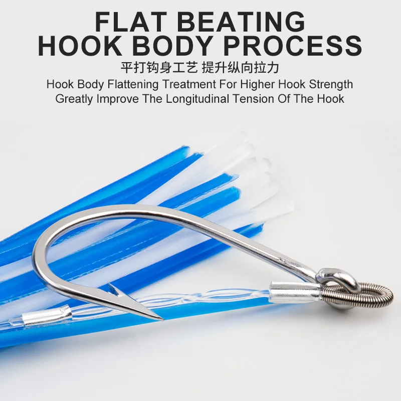 Señuelo de arrastre UV con gancho, cebo duro de Pesca de atún, falda de calamar, juego grande, 15cm, 32g, 1 unidad - imagen 5