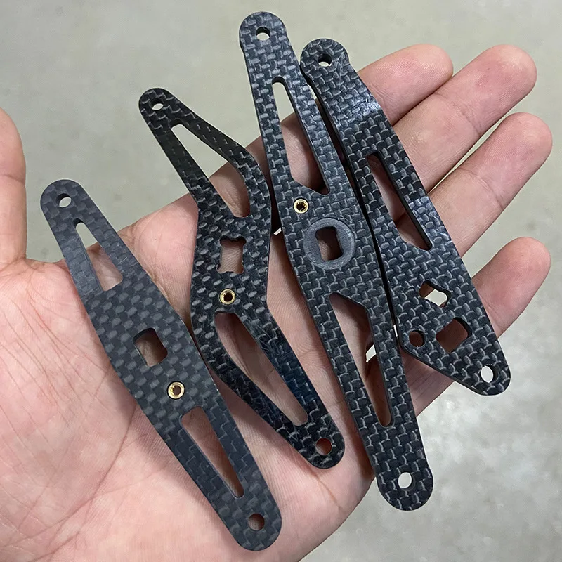 Balanzze-mango de carrete ligero de fibra de carbono para carrete de tambor de pesca, mango de alta calidad de 8x5mm para Daiwa Abu Shimano - imagen 5