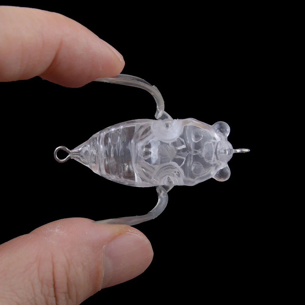 Señuelo Cigarra TopWater Chan'sHuang – En blanco con sonajero para DIY - imagen 5
