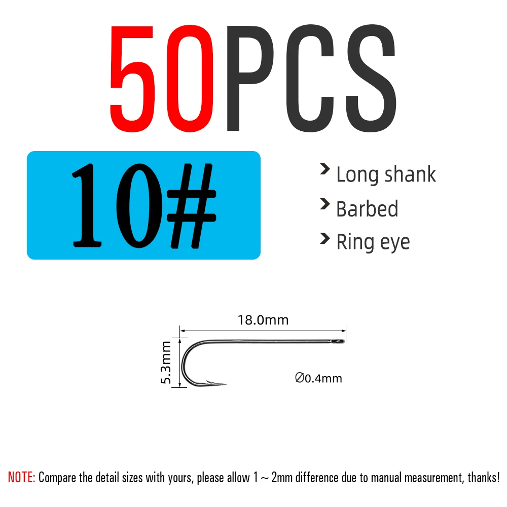 50pcs  Size 10