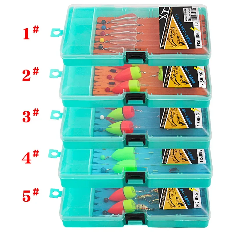 Señuelo de cebo atado con semilla de melón, conjunto de sedal de lentejuelas, escala de hueso de pescado, señuelos de feijero, combinación de cola, accesorios de equipo de pesca Luya - imagen 2