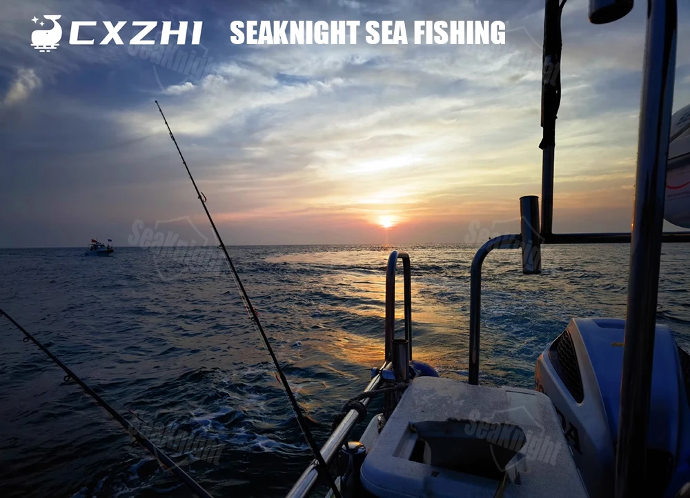 Experimente la emoción de la pesca en el mar al atardecer con czxhii Seaknight