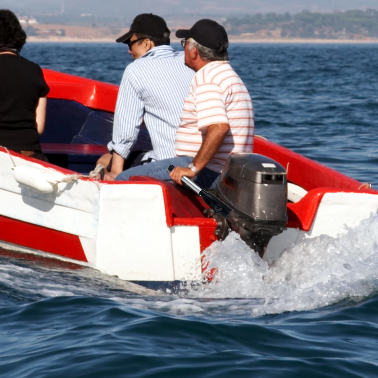 Extensión de mango para arado de barcos, accesorio adecuado para Motor fuera de borda de remolque, longitud fija de 17,5 pulgadas/44,5 Cm - imagen 4