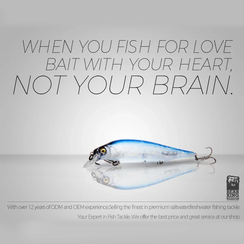 BEARKING 115mm 15g SP sistema de peso de tungsteno Señuelos de pesca superiores manivela minnow wobbler calidad aparejos de pesca anzuelos para pesca - imagen 3