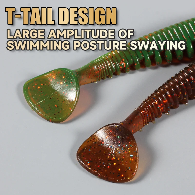 2019 supercontinente 50mm 80mm 95mm 110mm Señuelos de pesca señuelo suave cebo Artificial aparejos depredadores para Lucio y Lucio - imagen 5