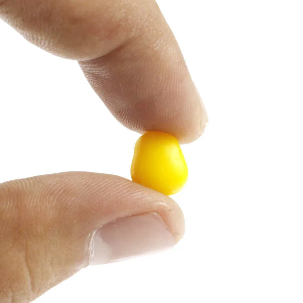 Señuelo de pesca de 50/100 piezas, cebos artificiales flotantes de maíz con sabor a maíz, cebo suave, accesorios de aparejos de pesca, 5 colores - imagen 5