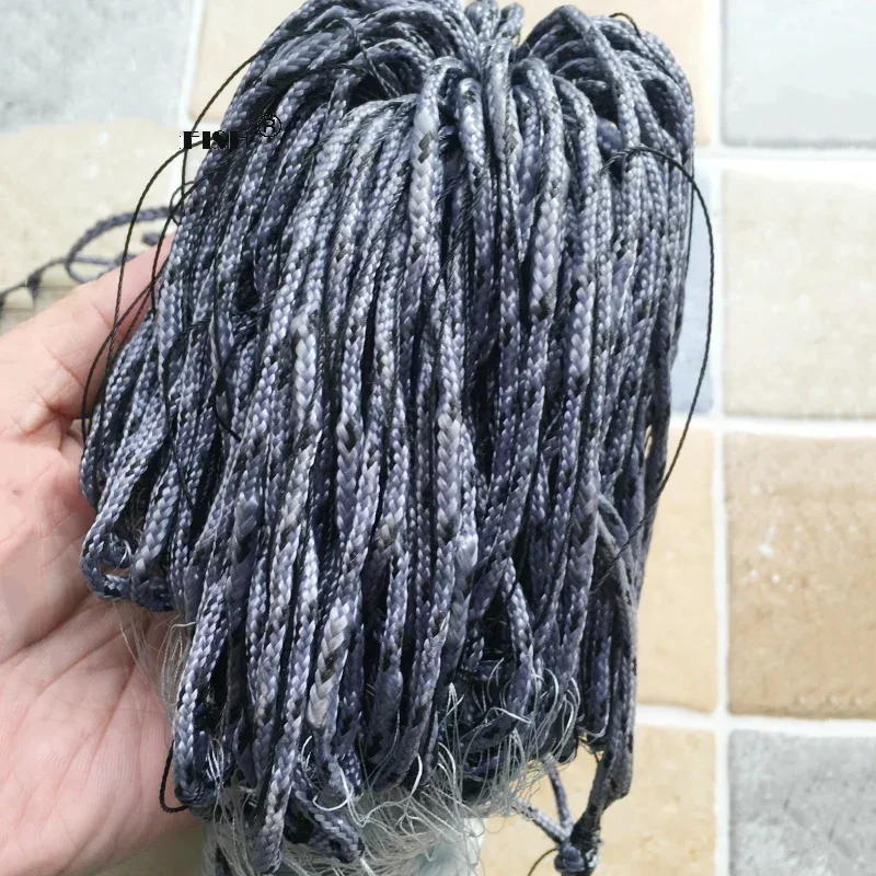 Red de enmalle Lawaia, red finlandesa, malla pequeña hecha a mano, redes de pesca de estilo europeo hechas a mano, aparejos de pesca al aire libre - imagen 4