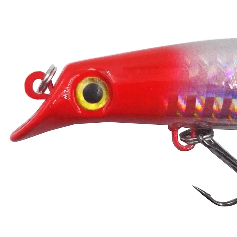 OUTKIT-señuelo de pesca láser, 1 unidad, 16g, 12cm, pececillo oscilante, señuelo flotante, cebo duro, Wobblers de pesca, Crankbait Artifici - imagen 5