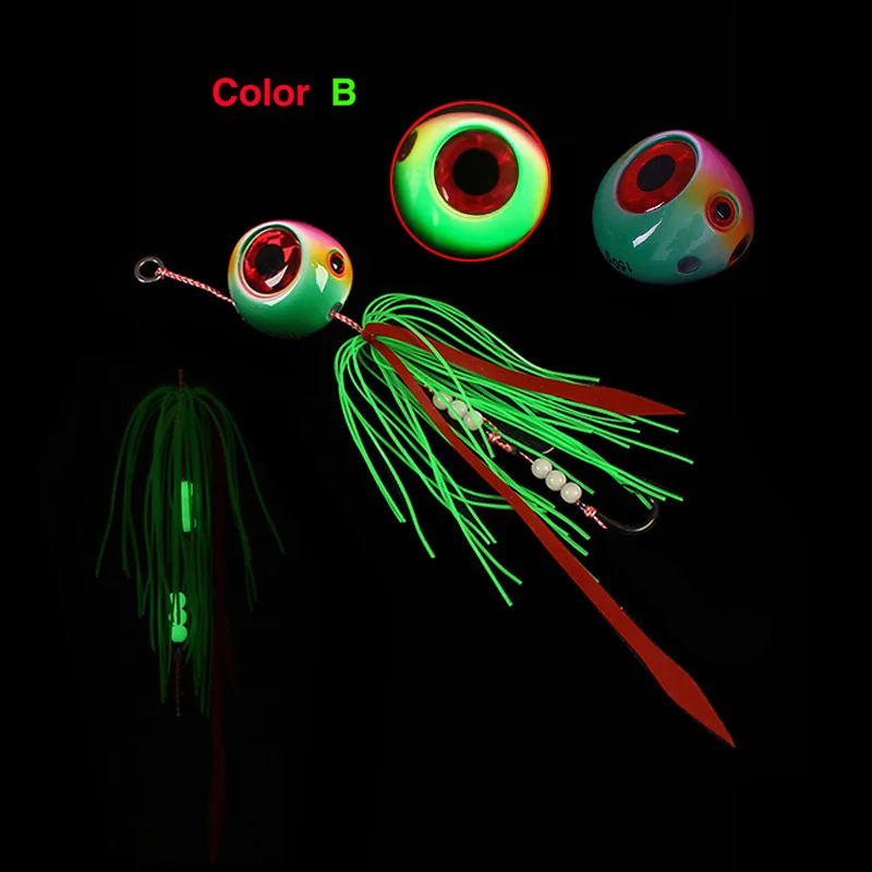 60g 100g 120g 150g 200g Tai Kabura Slider Jig Sinker plomo Jigging señuelos Inchiku Tai gomas pargo rojo cebos de pesca de mar barco - imagen 4