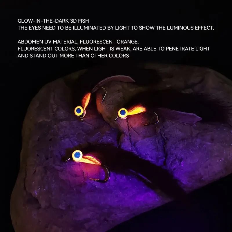 Zonker Fly Flashabou con ardilla y anzuelo de mar para lubina y trucha - imagen 5